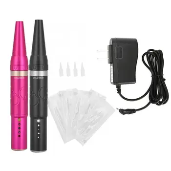

Semi-permanent Makeup Kit Tattoo Pen with Cartridge Needles US Plug 100-240V make up tattoo pen microblading machine s