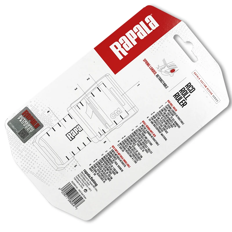 Rapala RCDRR150 Rcd لفة حاكم تلسكوبي الأسماك حاكم 1.5 m إغراء الصيد أداة الصيد حاكم شريط القياس مريحة لتنفيذ
