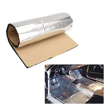 

12/6pcs 10mm Car Audio Noise Control Sound Deadener Car Heat Shield Insulation Proof Mat Sound Insulation Firewall Car Styling