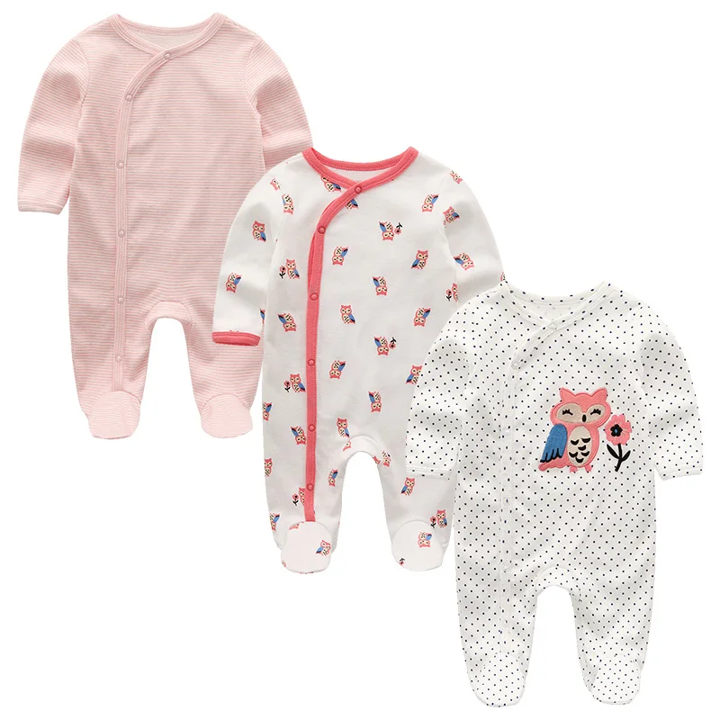 Детские Комбинезоны Одежда для новорожденных девочек ropa bebe хлопковые детские костюмы с длинными рукавами roupa menina детские пижамы