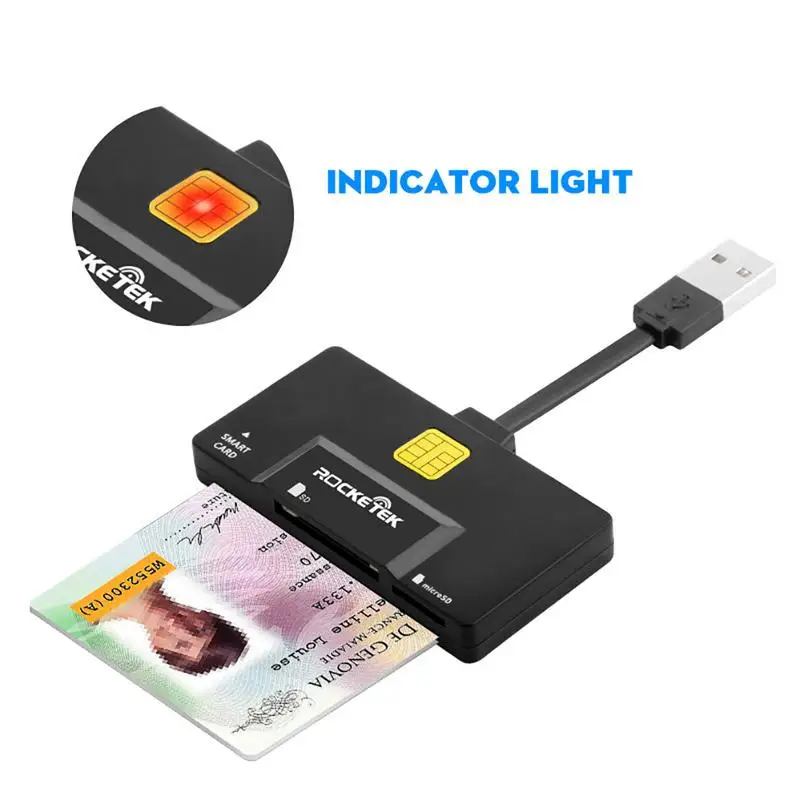 USB 2,0 смарт-кардридер CAC банковский идентификатор карта sim-карта Cloner разъем кардридер адаптер