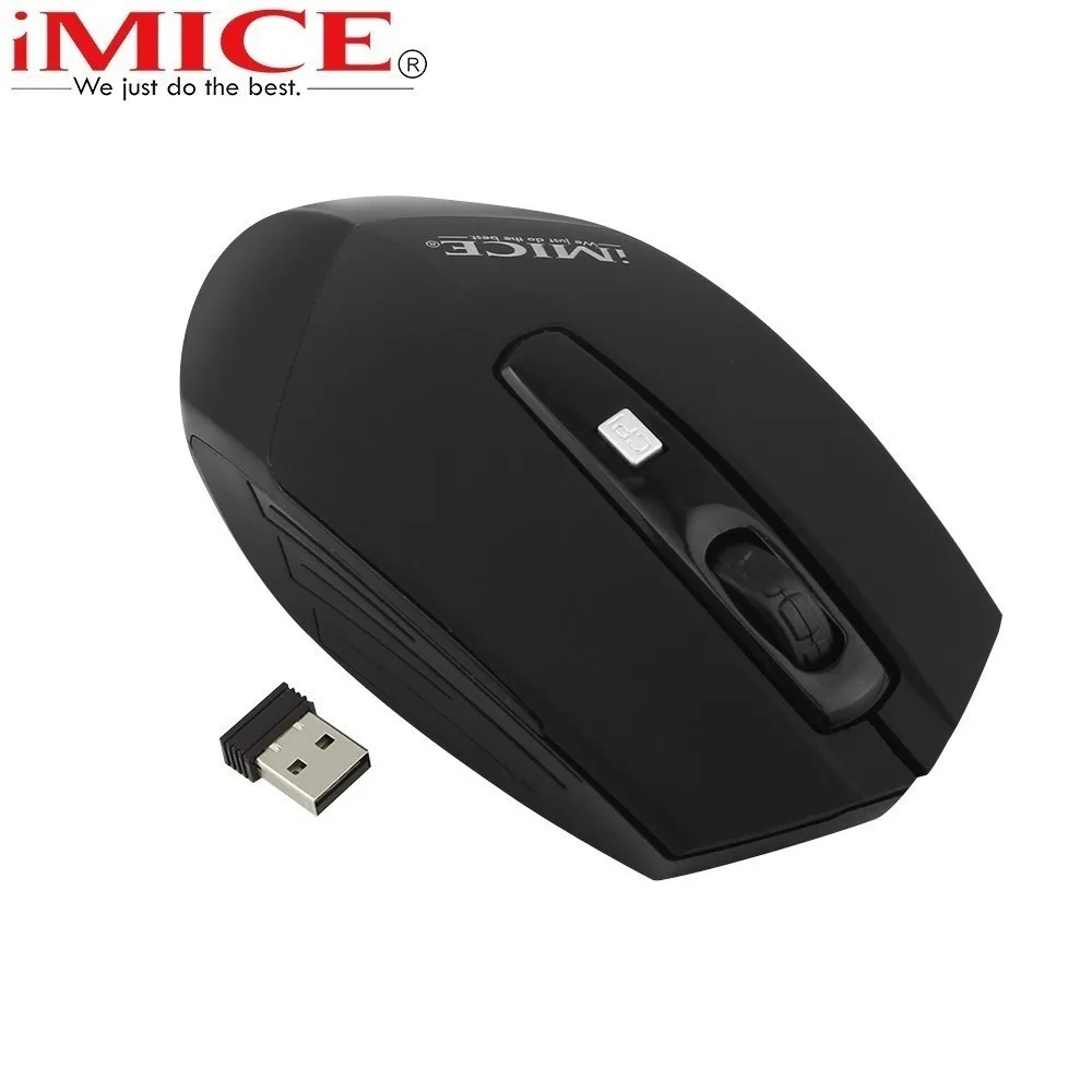 

iMICE 2.4GHz DPI Adjustable Gaming Mause Mini Wireless Mouse E-2350 Optical Mice USB Receiver Gamer 4 Buttons for PC Notebook