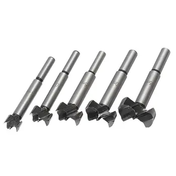 

5 Piece/Set Hole Puncher Drill Bit Set High Speed Steel Woodworking Drill Wood Cutting Drilling Tool