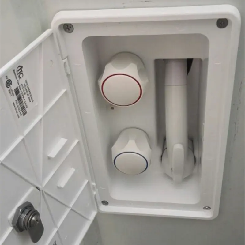 Rv refires external shower hot and cold shower nozzle rv bathroom yacht nozzle box