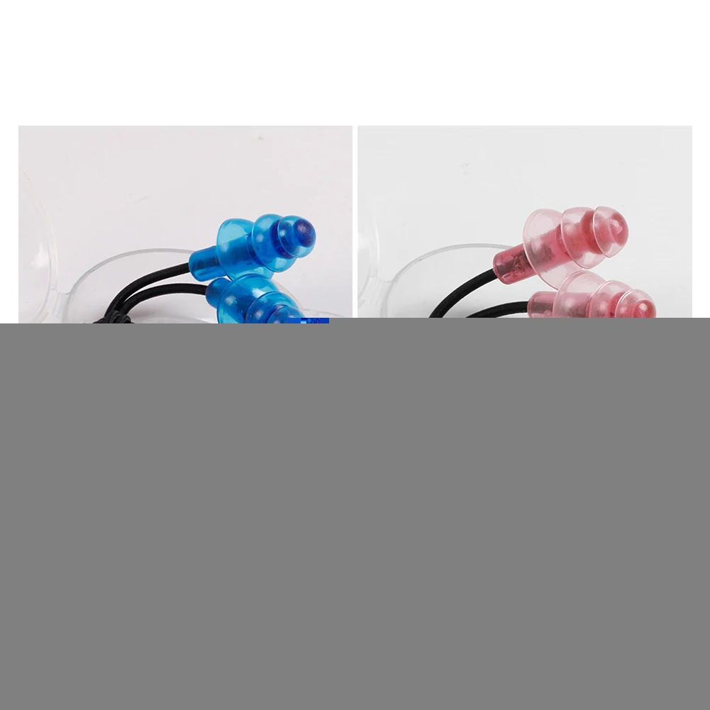 Swimming Ear Plugs Earplugs Universal Soft Silicone Gear with a Case Box Pool Accessories Water Sports New Hot Sale