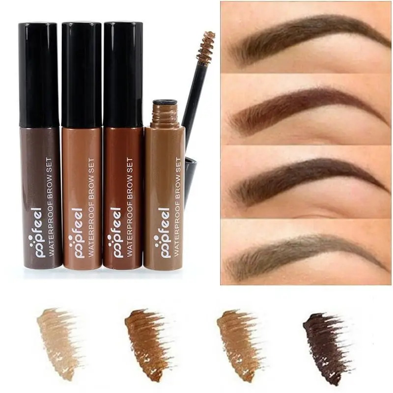 ACEVIVI Makeup Eye Brow Gel Coffee Black Brown Paint Eyebrows Gel