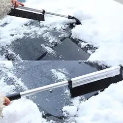 Новый удобный Универсальный Выдвижной Автомобиль Снежная щетка Лопата скребок для льда автомобиль размораживание