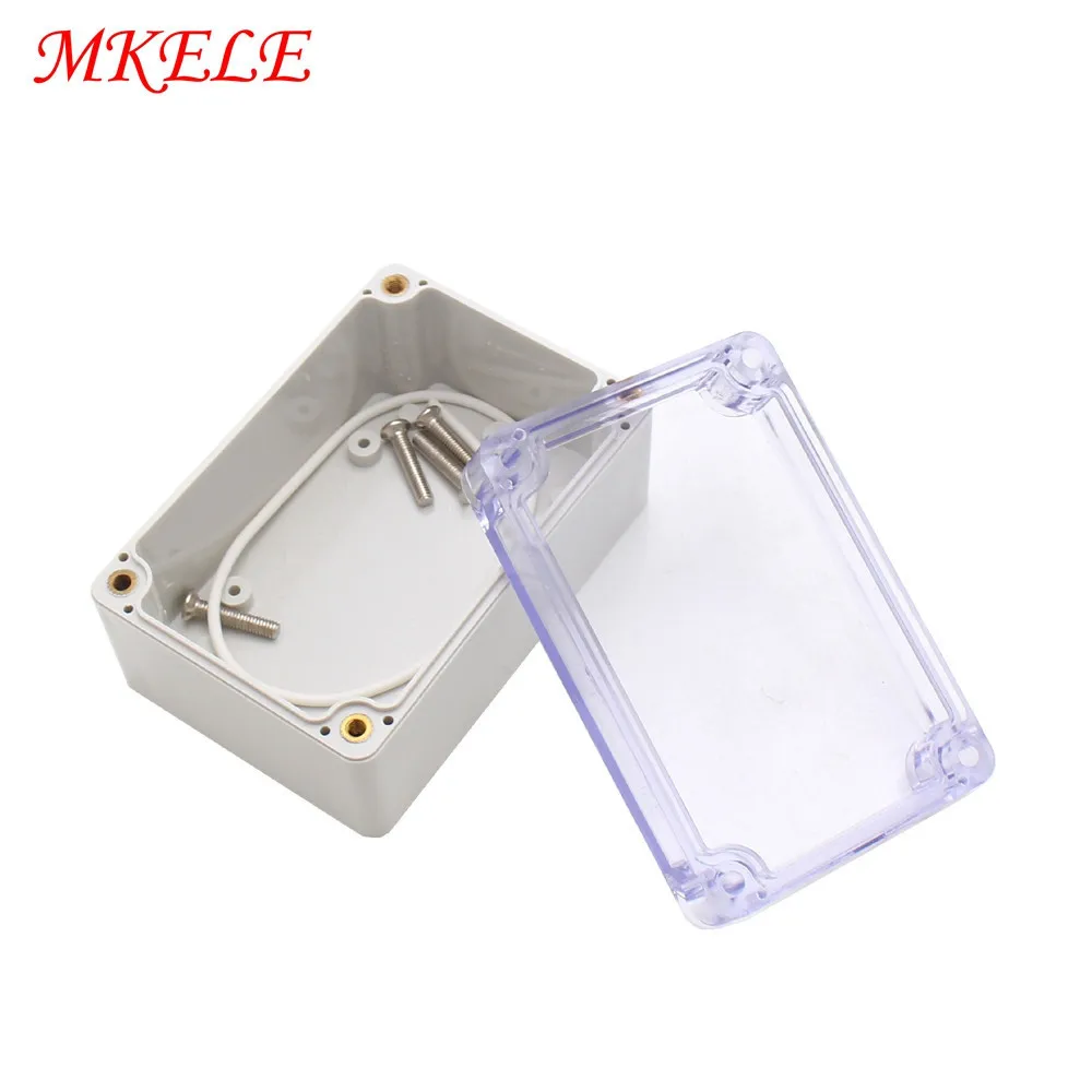 

100x68x50mm Dispensing Sealing Ring Technology Transparent Case Box Outdoor Waterproof Junction Box Control Box Power Supply Box