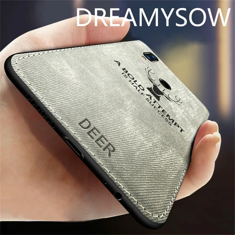 

For Xiaomi Redmi 7 Note 7 6 Pro 5A 5 Plus 6A Mi 9 SE Pocophone F1 Mi 8 Lite Mi5X A1 A2 Lite Fabric Deer Cloth Cover Case Capa