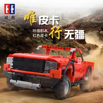 

Double Eagle Building Block Remote Control RC Electric SUV Car Pickup Vehicle C51005 Legoings Brick Toys For Children