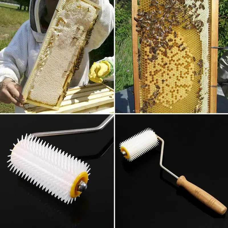 

AUGKUN New BeeKeeping Plastic Needle Roller Uncapping Roller Bee Honey Comb Extracting Beekeeping Equipment
