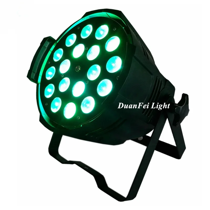 (Flycase) 12 шт. светодиодный PAR-прожектор RGBW dj светодио дный LED par 64 18x10 Вт 4in1 зум для