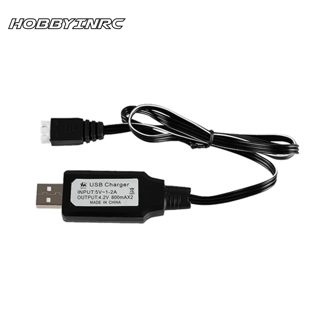 HOBBYINRC 7,4 в USB кабель для зарядки литиевая батарея зарядное устройство Трехконтактный разъем 800мА* 2 с защитой от избыточного заряда