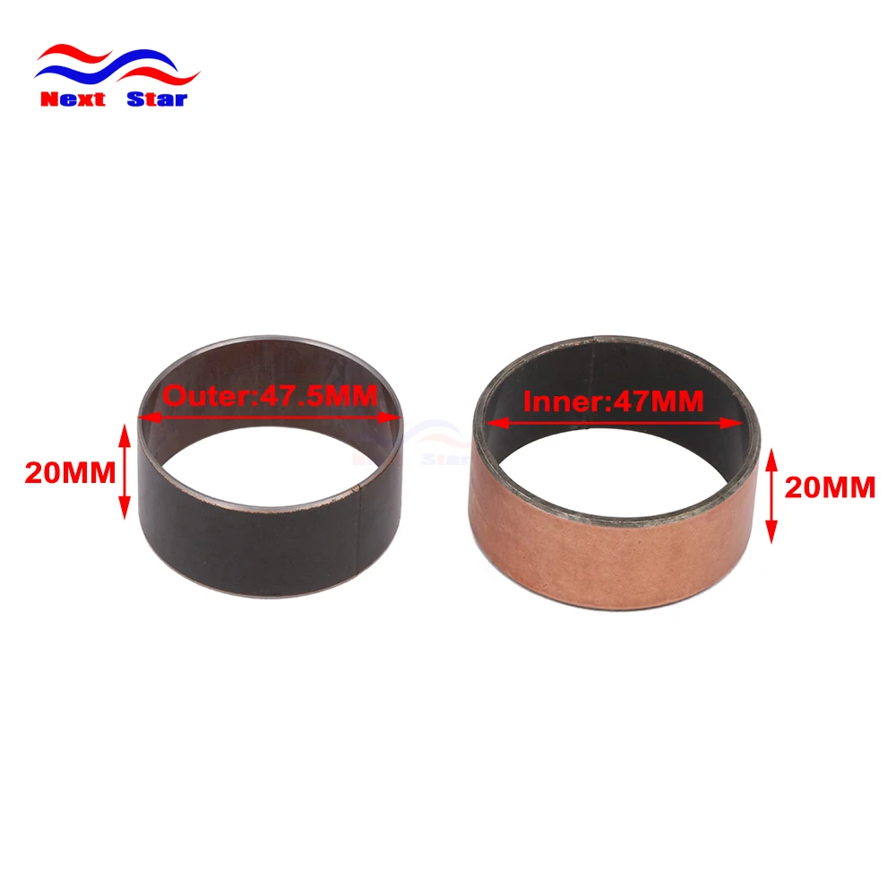 

Motorcycle 47mm Front Fork Bushing Shock Absorption Maintenance For HONDA KTM KAWASAKI SUZUKI YAMAHA EXC SX YZF WR GSXR RM KLX