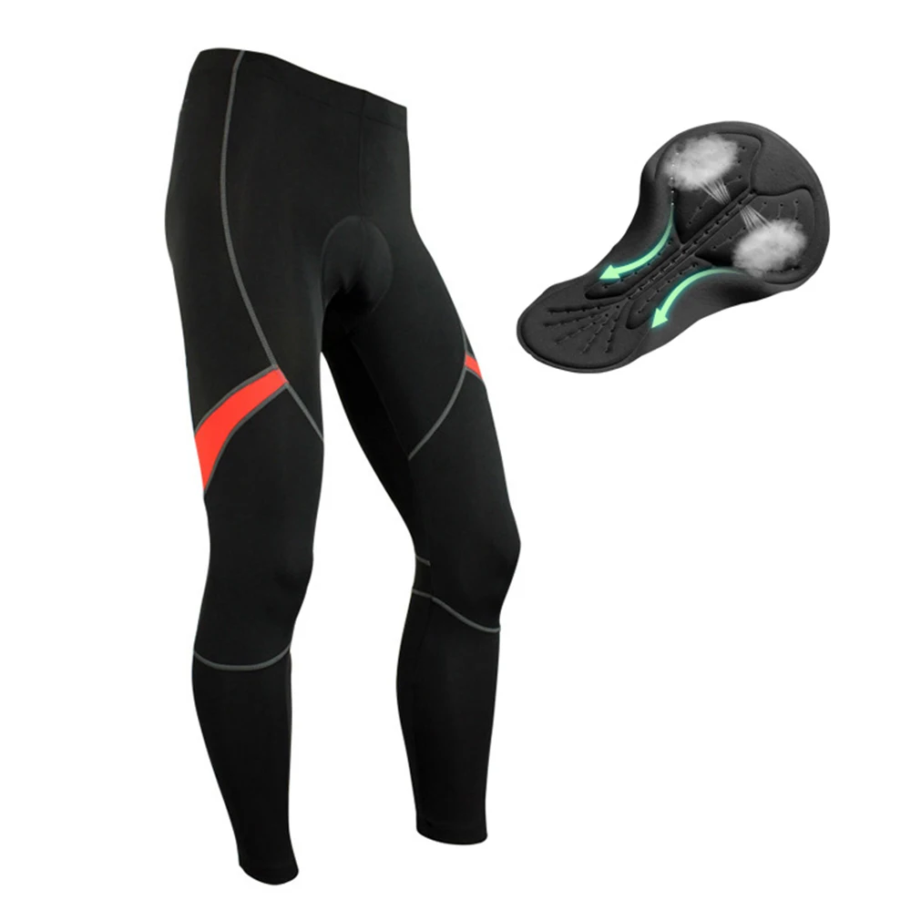 Lixada Men's Bike Pants 3D Gel Padded Bicycle Compression Tights