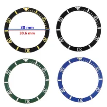Shellhard 38mm Ceramic Bezel Insert GMT Automatic Men's Watch Case Wristwatch Part 4 Colors For Seiko SKX 007 009 Watches Shellhard 38mm Ceramic Bezel Insert GMT Automatic Men's Watch Case Wristwatch Part 4 Colors For Seiko SKX 007 009 Watches