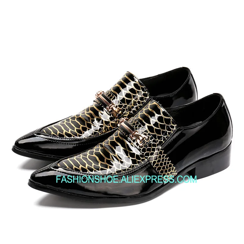 

2019 New Italy Fashion Men Shoes Party Wedding Handmade Loafers Dress Shoes Men Flats Handsome Comfortable Casual Shoes