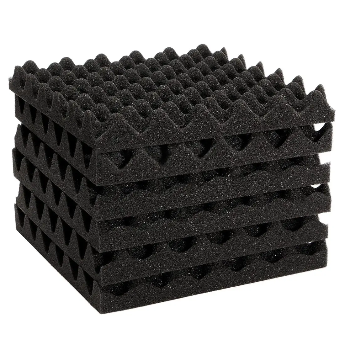 6 шт. 30X30X4CM звукоизоляция акустическая пена плитка шумопоглощающая|Аксессуары