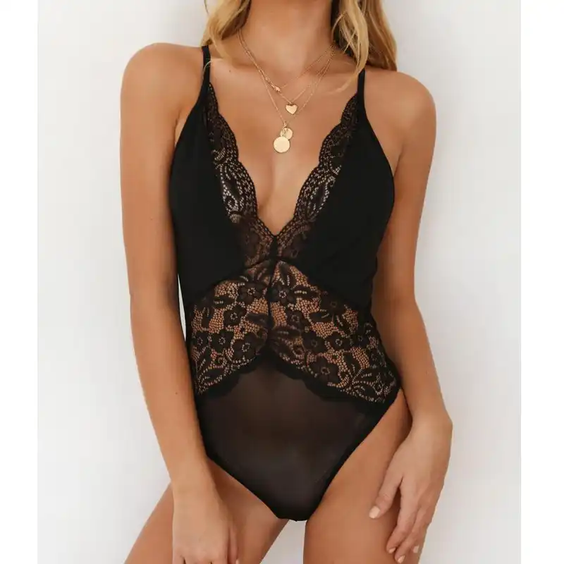 lace bodysuit with cups