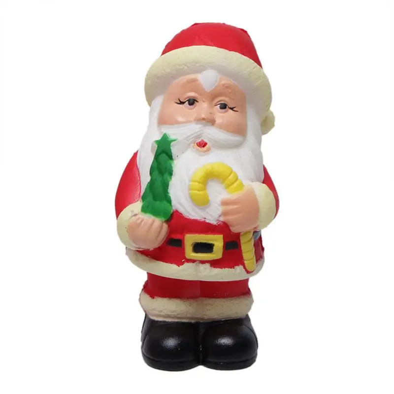 Squishy мягкие Рождественские стресса игрушки красный Санта декомпрессии Sticky устранить Домашние животные Fun Стресс мягкими Squeeze игрушка для