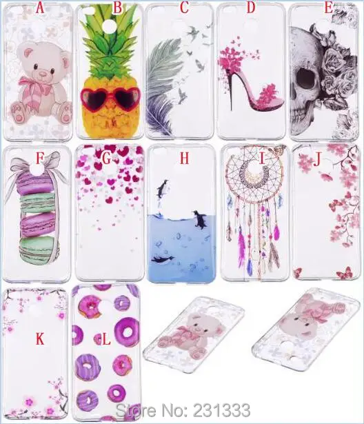 

C-ku Cartoon Flower Soft TPU Case For Samsung Galaxy S10 PLUS Huawei P30 PRO Honor 10 Lite Clear Feather Dolphin Cover 100pcs