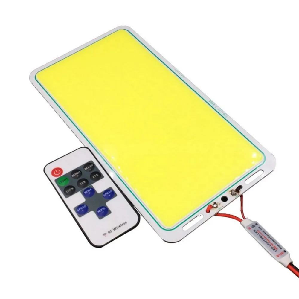 

RGB 12V LED Panel Strip COB Chip Light Lamp No flicker No UV Band Plafon LED Indoor Para Techo Uber With Wire Led Controller