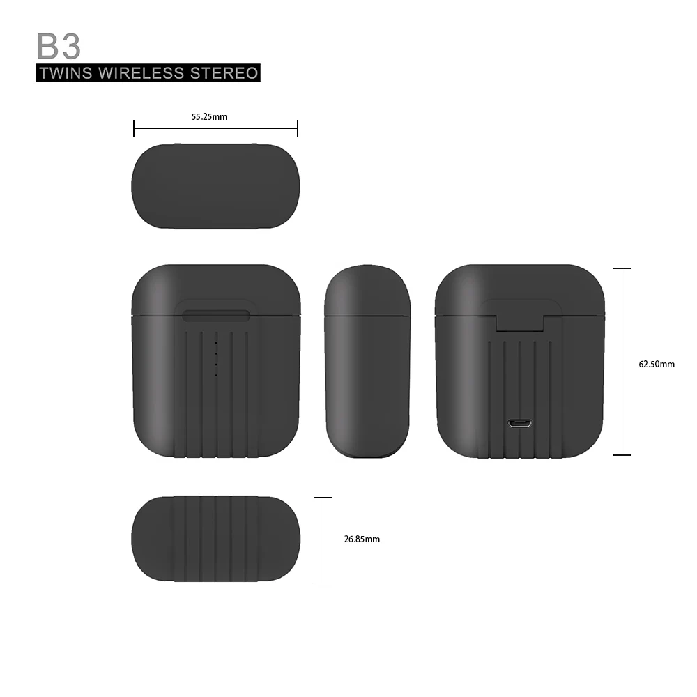 FLOVEME наушники-вкладыши TWS с B3 мини Беспроводной Bluetooth стерео наушники вкладыши гарнитура наушники с микрофоном для смартфонов гарнитура спортивный наушник