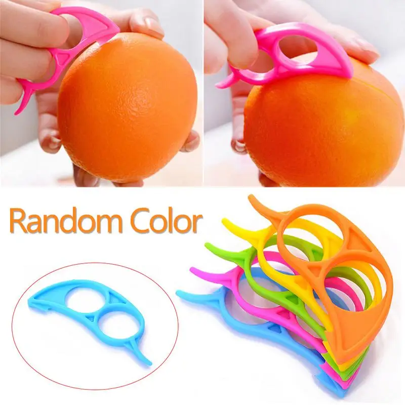 

2pcs / Pack Mouse Model Orange Opener Cute Small And Practical Peeled Orange Portable Tool Special Package Gadget Random Color