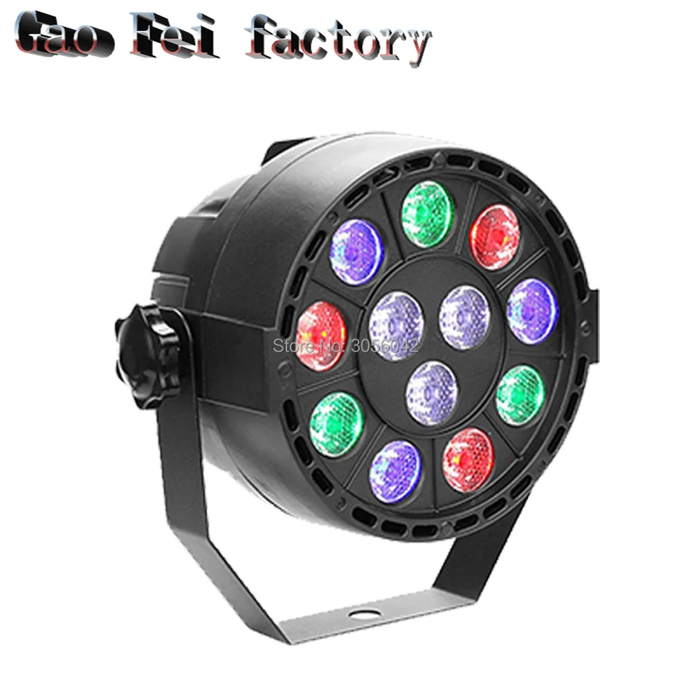 Par led 12X3 Вт rgbw led wash DMX сценическое Освещение DJ DMX Led Par вечерние Led плоские для DJ