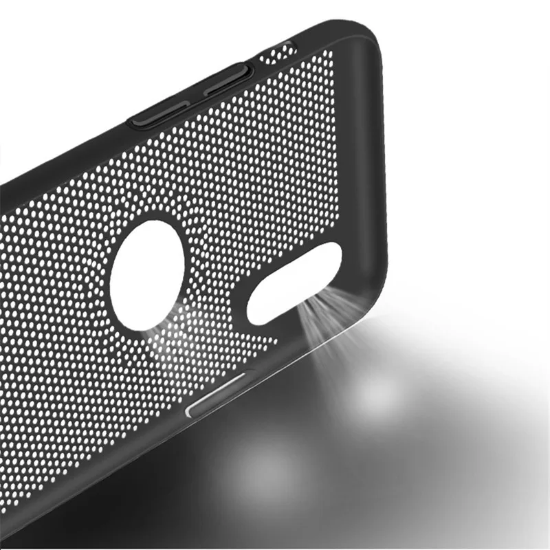 KISSCASE Hollow Heat Dissipation Case For iPhone 5s 6 6s Plus Cool Breathe PC Cover For iPhone X 5 5s SE 6 6s 7 8 Plus Capinhas