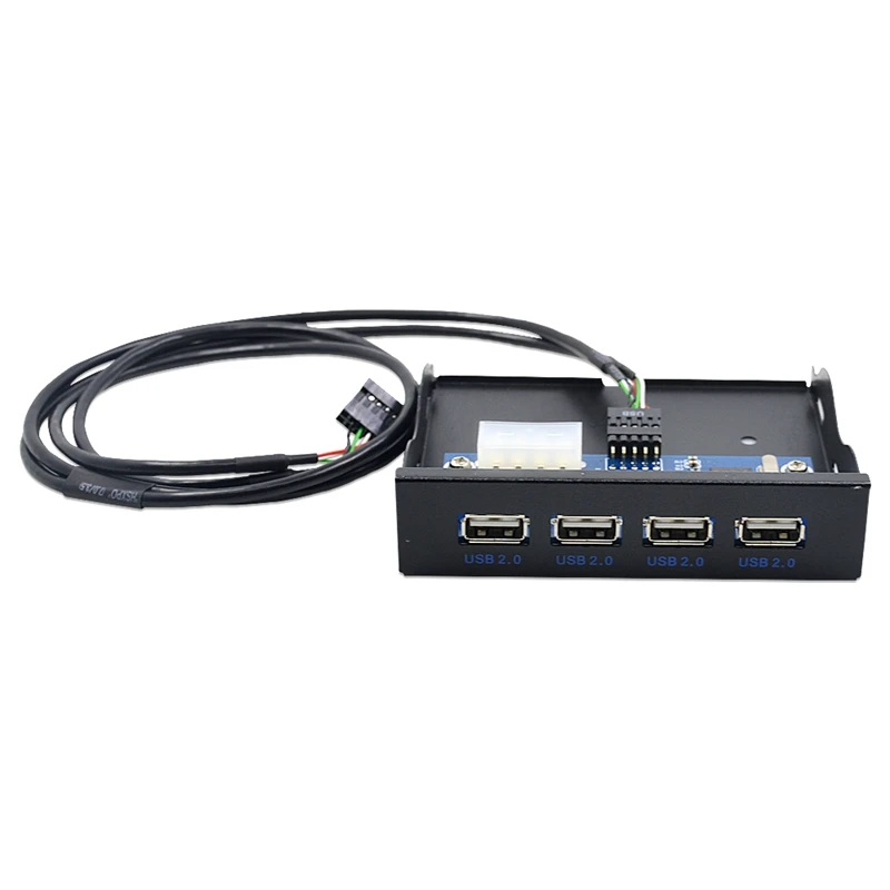3 5 дюймов флоппи Бей 4 Порты USB 2 0 концентратор USB2.0 спереди Панель расширения в