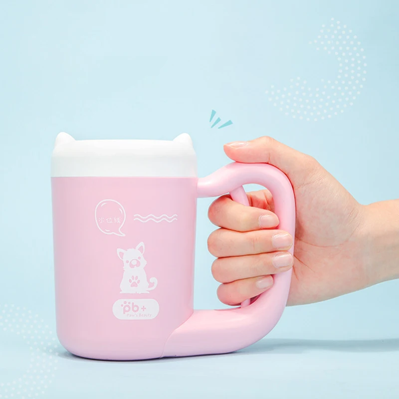 Small Medium Dogs Soft Silicone Pet Feet Washer Portable Pet Dog Dirty Cleaning Cup Muddy Dog Cat Grooming