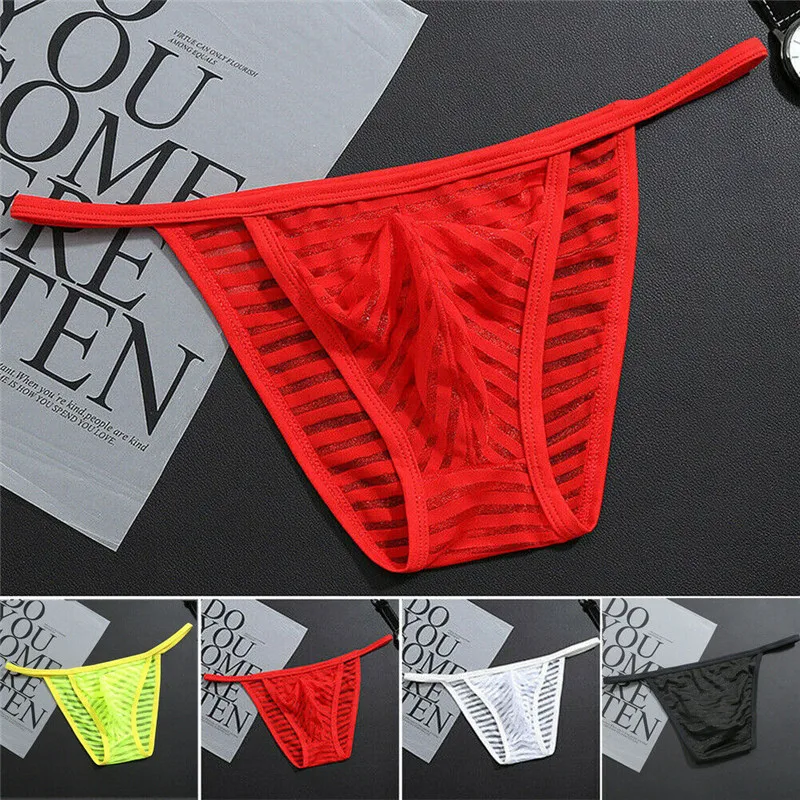 

Men Sexy Underwear G String Pants Boys Thongs Boxer Briefs Lingerie Underpants Thong Bulge Pouch Panties Micro Bikini T-back New