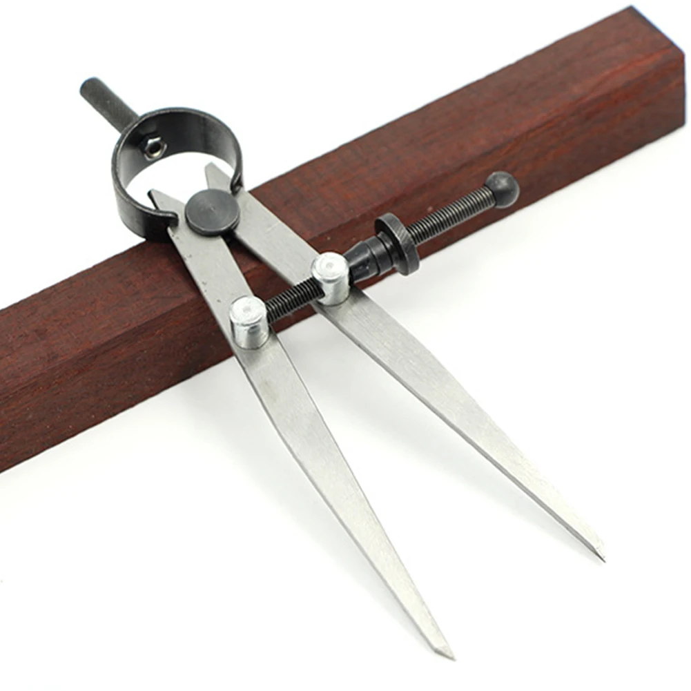 

Handmade Sewing Wing Divider Durable Craft Scratch Edge Creaser Leather Tool Adjustable DIY Rotating Metal
