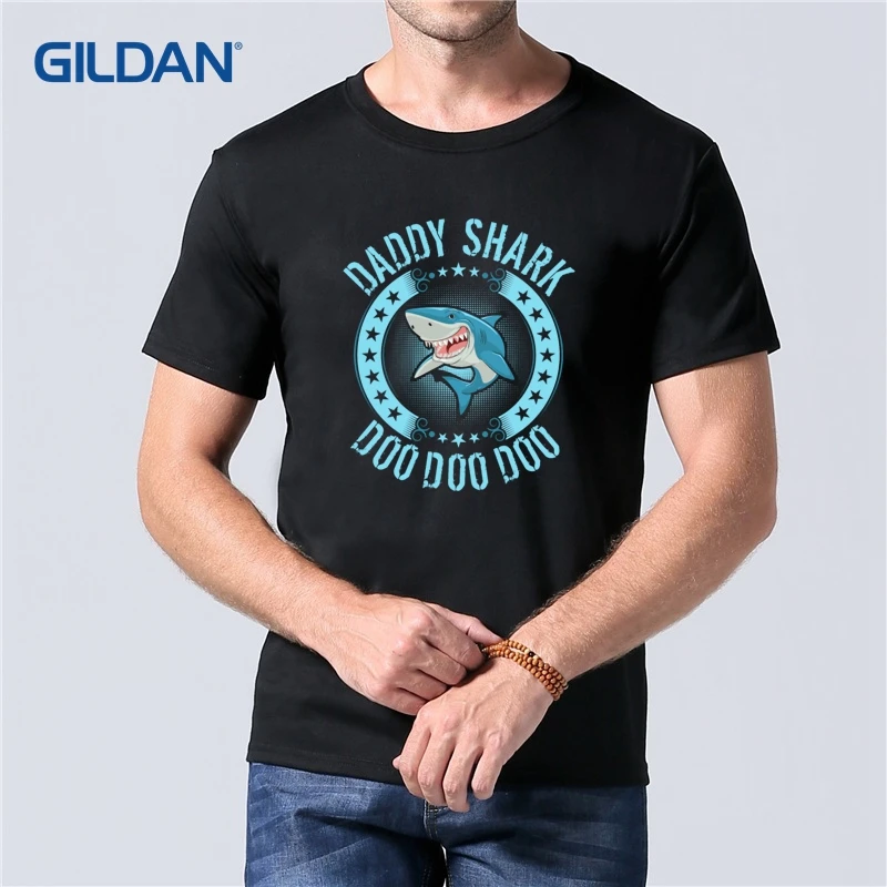 Daddy Shark T Shirt In T-Shirt 2019 Cool Shirt For Men Homme Tee Shirt Online Sweat Absorption