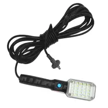 AC 220V 12 5W Handheld LED Car Inspection font b Lamp b font Magnetic Work Light