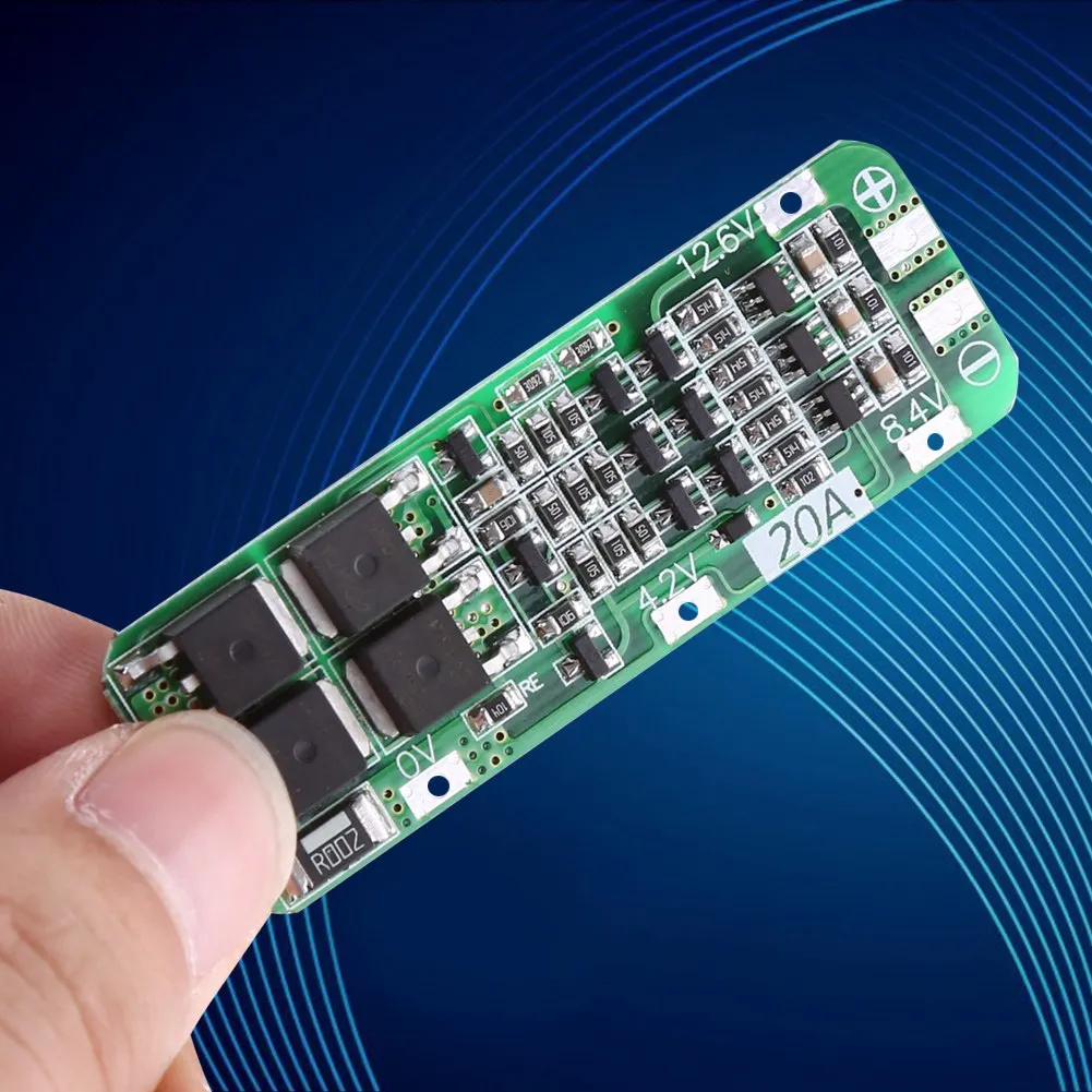 Защита PCB кабан 3S 20A зарядное устройство плата 12 6 V литий ионная батарея 18650 Щит