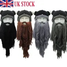 Вязаная шапка с рогом викингов, шапка для катания на лыжах, шапка для варваров, шапка для Хэллоуина, новинка, аксессуары