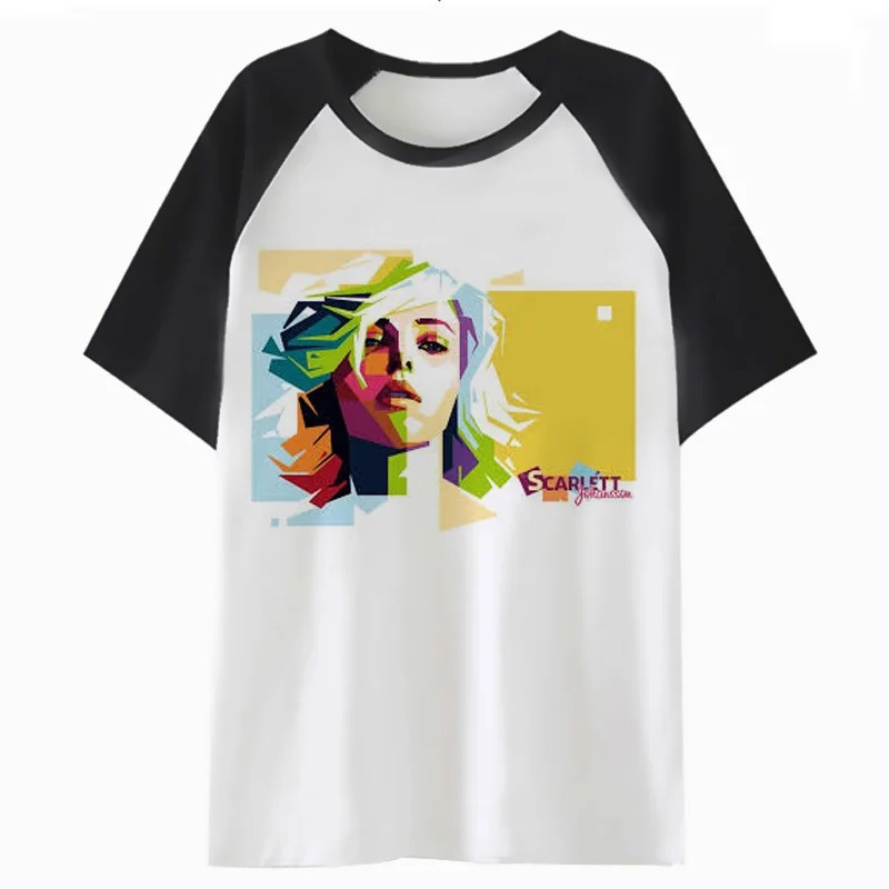 

scarlett johansson t shirt tee hop tshirt funny streetwear for hip top clothing t-shirt men harajuku male P4300