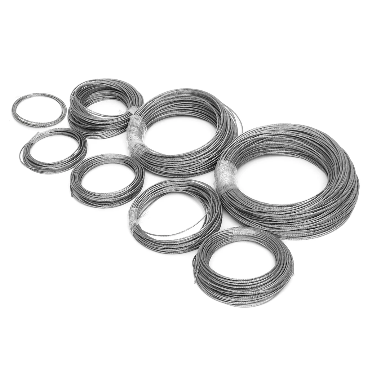 Stainless Steel Wire Rope Tensile Diameter 2Mm Structure Cable Fishing Lifting 1M 5M 10M15M 20M25M50M100M huismerk kopen in de aanbieding Stainless Steel Wire Rope Tensile Diameter 2Mm Structure Cable Fishing Lifting 1M 5M 10M15M 20M25M50M100M huismerk kopen in de aanbieding