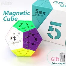 Куб Yongjun MGC куб магнитный Megaminxeds Magic Скорость куб головоломка Профессиональный 12 Сторон Додекаэдр Cubo Magico WCA Чемпионат