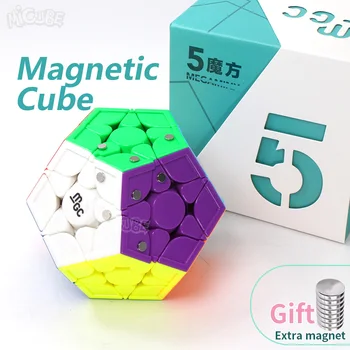 

Yongjun MGC Cube Magnetic Megaminxeds Magic Speed Cube Puzzle Professional 12 sides Dodecahedron Cubo Magico WCA Championship