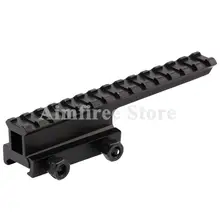 Удлиненный плоский Топ Пикатинни Железнодорожный стояк высокий рельс для рукоятки основания 145 мм длиной 20 мм Пикатинни Вивер Rai