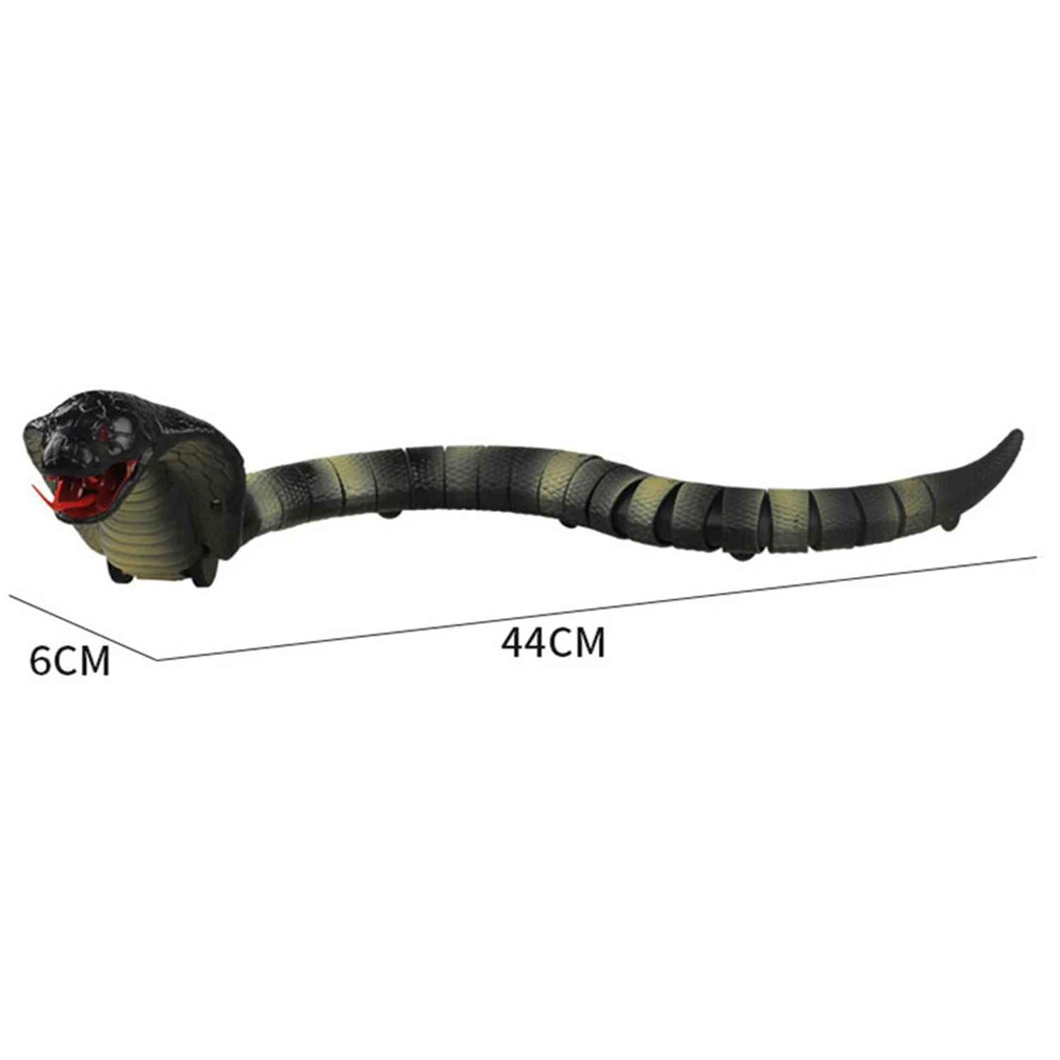 Tricky Toy Simulation Cobra Naja Novelty Remote Control Snake Trick Terrifying Mischief Toy Rc Snake Garden Props Egg Violet B
