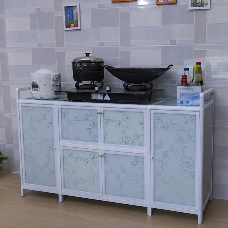 نهاية الجداول Sidebord Moveis سالا دي جانتار Besteklade Mueble Cocina الألومنيوم سبائك أثاث المطبخ خزانة دولاب دولاب