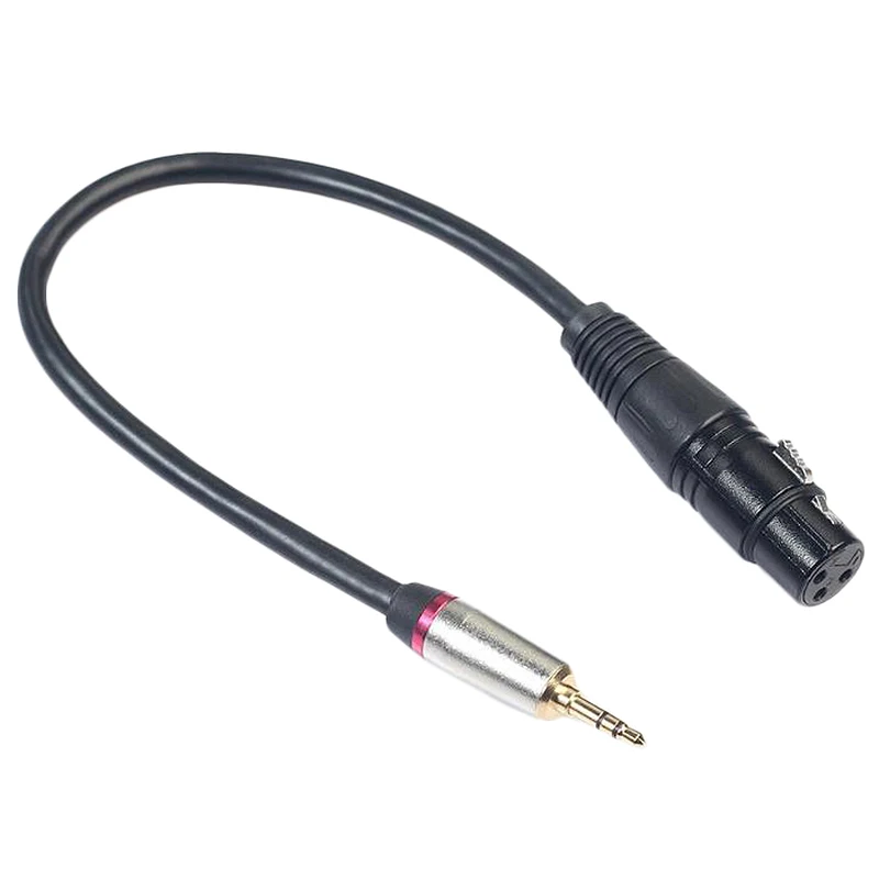 

0.3M 3.5Mm Stereo Trs Male To Xlr 3Pin Female Audio Cable Microphone Extension Cable Wire Cord