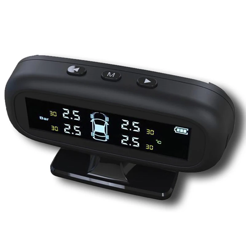 Оригинальная Солнечная Tpms Автомобильная сигнализация давления в шинах монитор