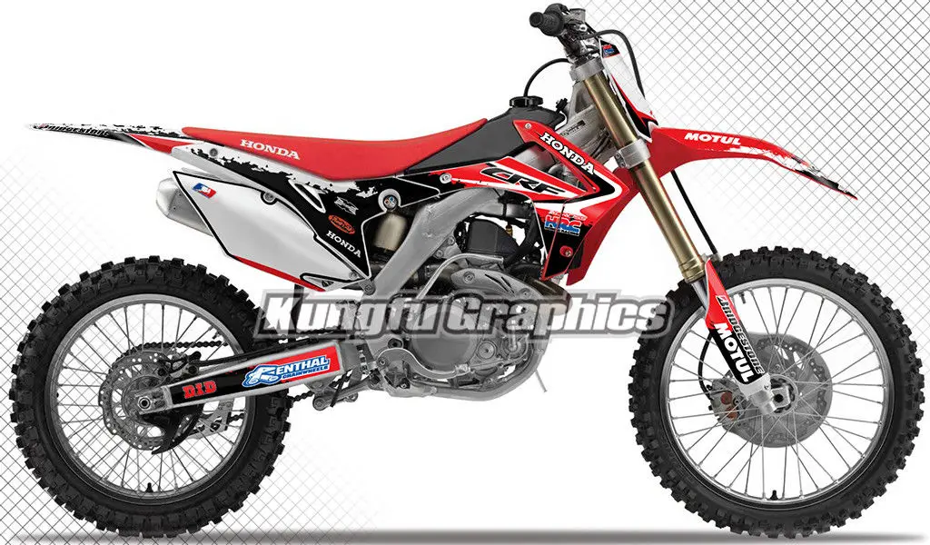 KUNGFU Графический персональный Набор наклеек для Honda CRF 250 R 450R CRF250R CRF450R 2013 2014 2015 2016