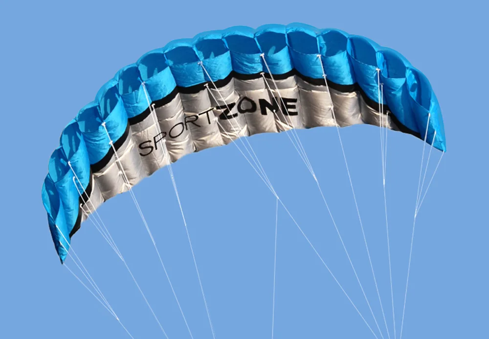

Outdoor Sports 2.5m Power Soft Kite Dual Line Stunt Parafoil Kite with Handle 30m Line For Children Kids Outdoor Sports