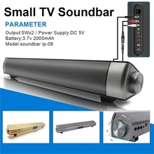 LP-08 звуковая панель с Bluetooth Subwoof Колонка домашний колонки KTV Улучшенный пульт дистанционного управления ТВ BT динамики Soundbar карта штекер Altavoz